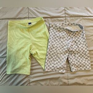 Girls old navy biker shorts 14/16